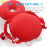 Unicorn Style Baby Head Protection Pillow - Soft Safety Backpack for Toddlers (Red) - Image 5