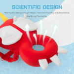 Unicorn Style Baby Head Protection Pillow - Soft Safety Backpack for Toddlers (Red) - Image 4