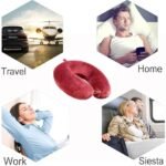 Plush Memory Foam Travel Neck Pillow