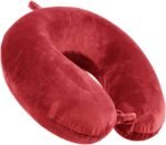 Plush Memory Foam Travel Neck Pillow - Image 5