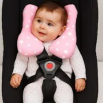 Pink Star-Patterned Baby Neck Support Pillow - Image 5