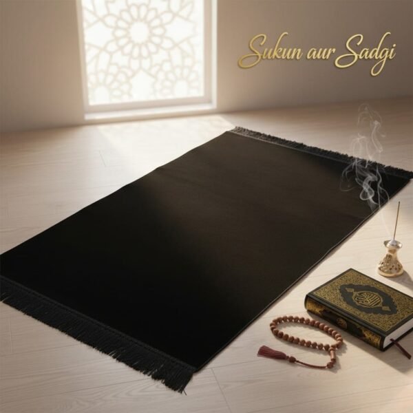 Minimalist Velvet Janamaz Set