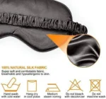 Ultra-Soft Mulberry Silk Eye Mask for Sleeping and Travel - Image 7
